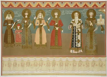 Imereth: frescos del Monasterio de Gelati, lámina 8 de 